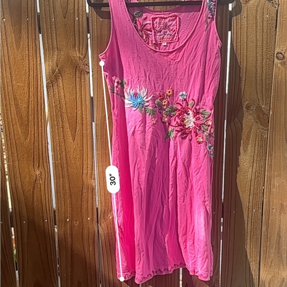 Johnny Was Embroidered Tank Dress - Picture 5 of 6